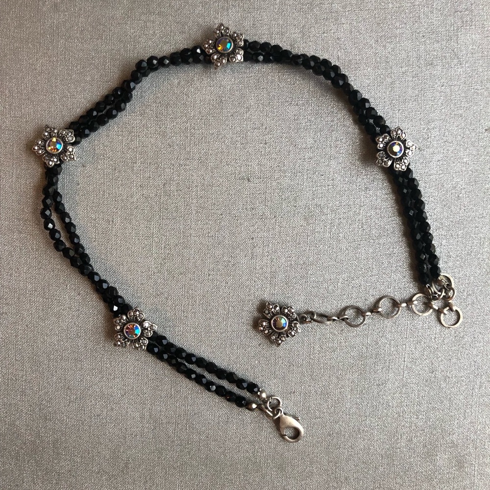 Sweet Romance Black Bead Wrap Bracelet- NWOT - Picture 7 of 8